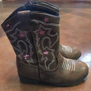 Cowgirl boots, toddler size 9. EUC